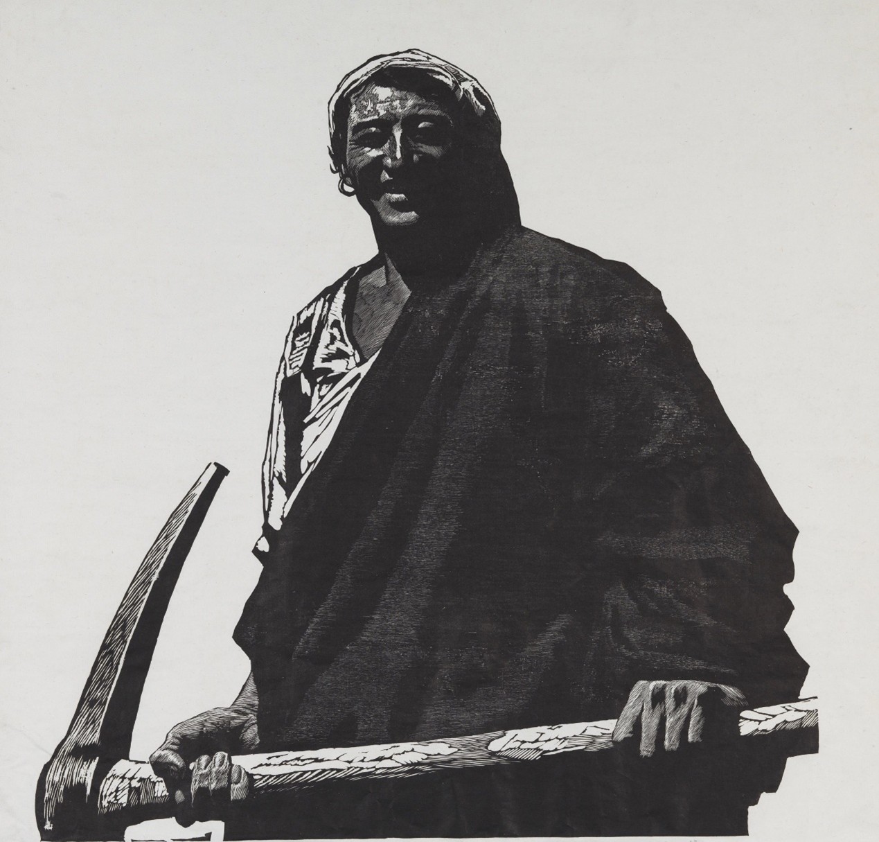 <h2>主人</h2><p>作者：徐匡、阿鸽</p><p>创作年代：1978年</p><p>规格：70cm×69.5cm</p><p>品类：版画</p>